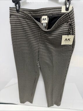 Anne Klein Black and White Houndstooth Girl's Trousers